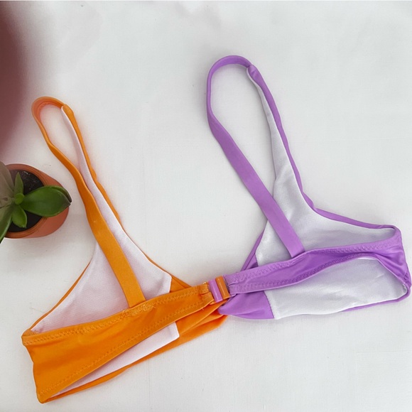 Zara Colorblock bikini top - Picture 2 of 7